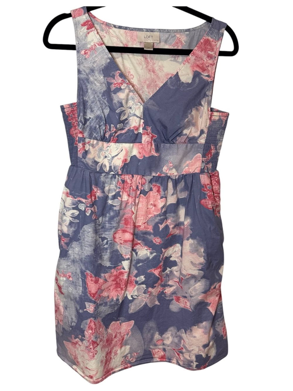 Ann Taylor Loft Floral Sleeveless Mini Dress